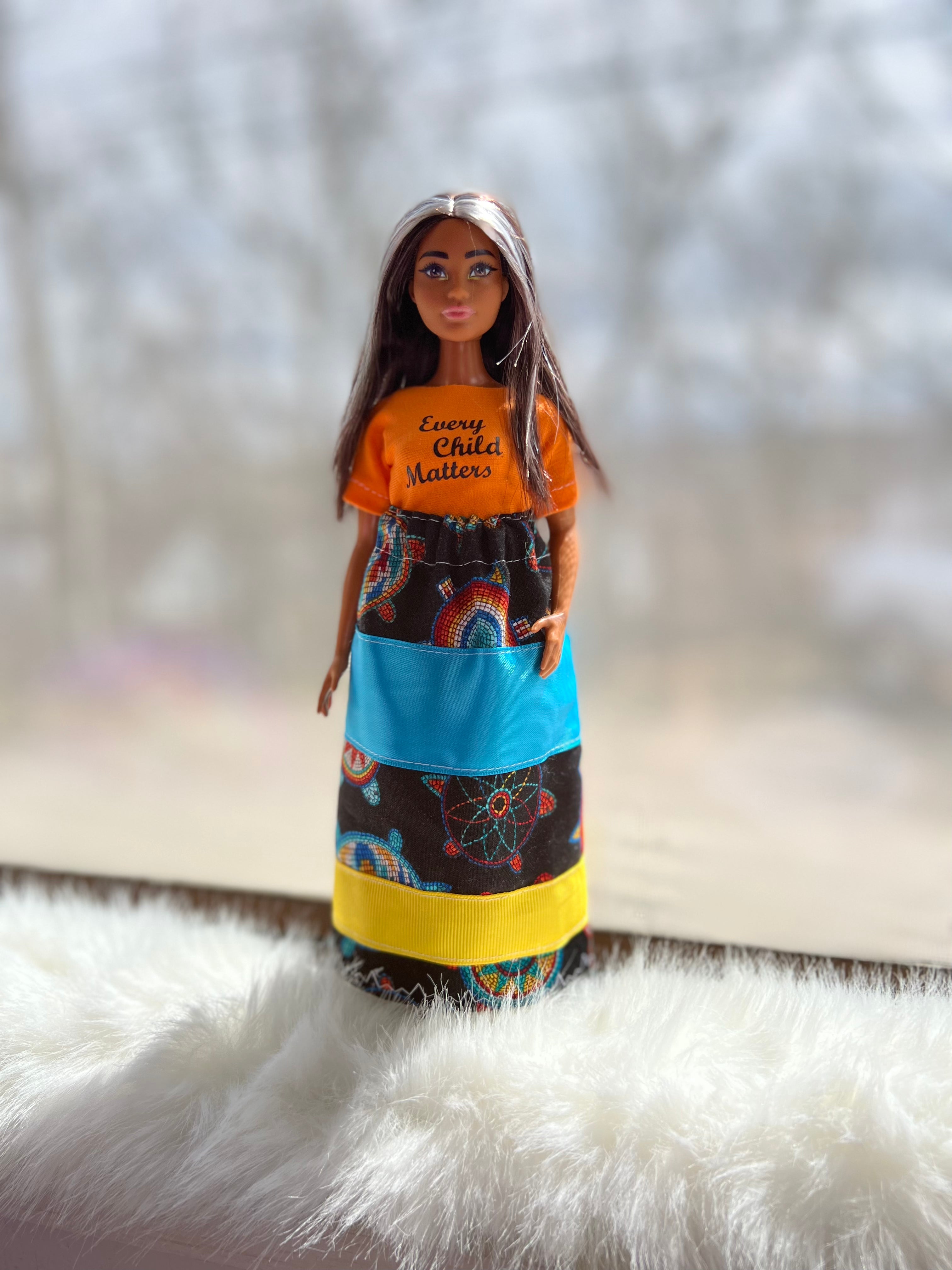 Artisan hopes ribbon skirt dolls teach Indigenous girls 'their bodies are  sacred, they're not to be abused